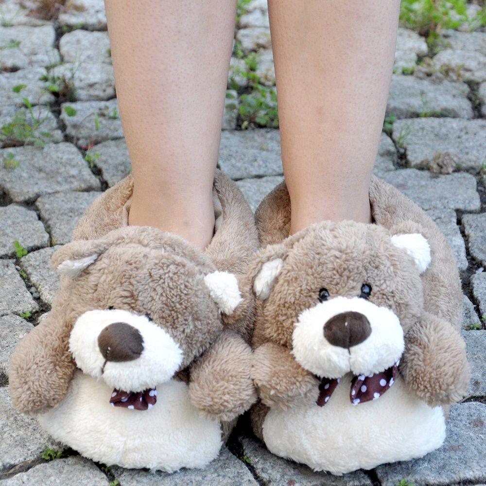 Panduf Bayan Çocuk Pofuduk Ev Terliği Köpekcik Noa Shoes Türkiye