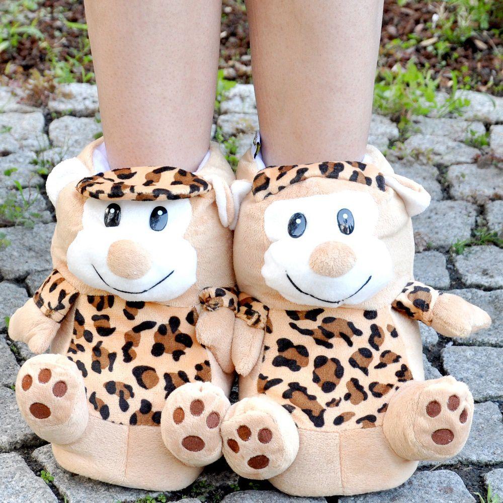 Panduf Bayan Ev Terliği Bej Leopar Panter Noa Shoes Türkiye