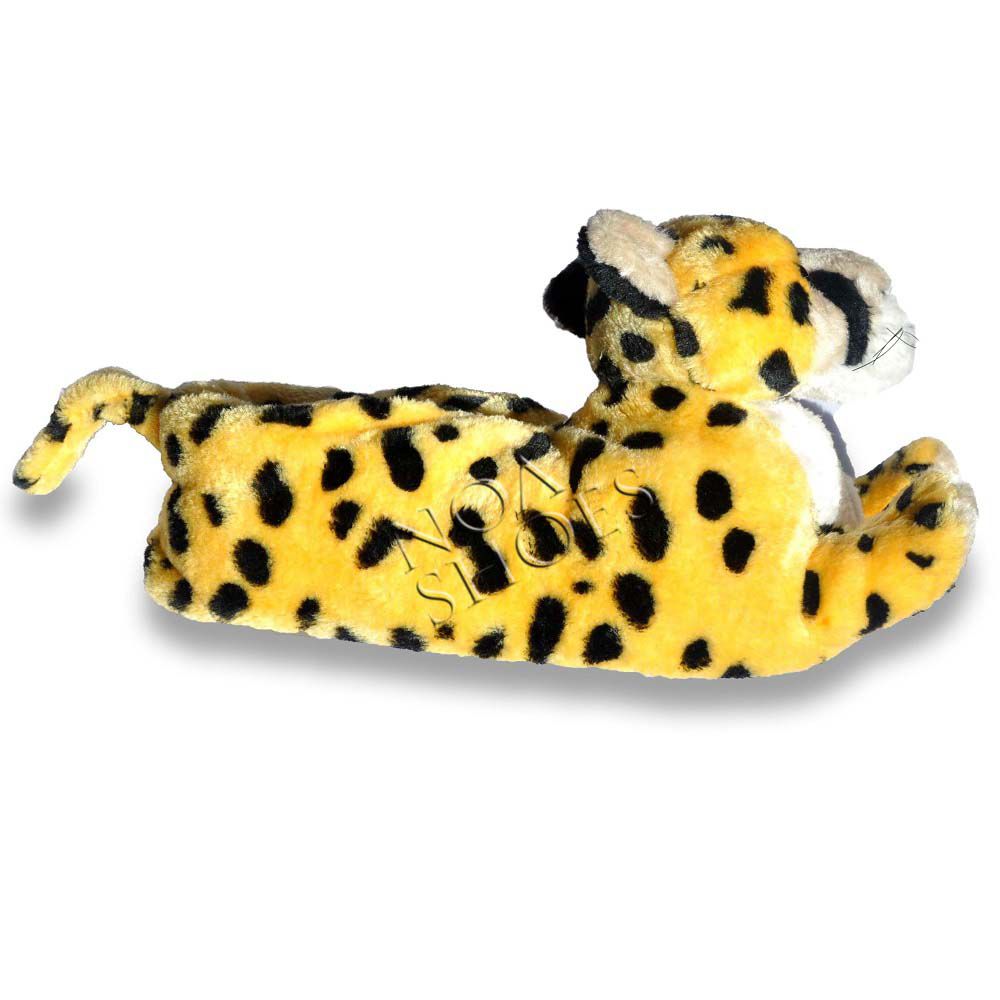 Erkek Panduf Büyük Numara Ev Terliği Peluş Leopar Bot Noa Shoes Türkiye
