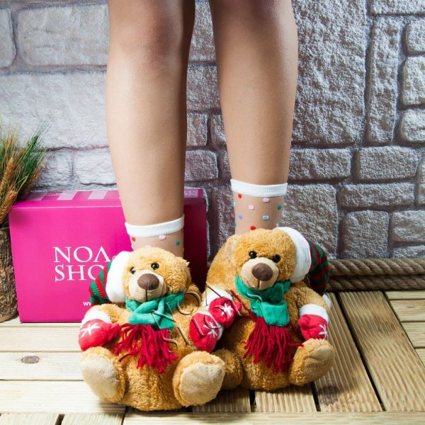 Bayan Panduf Peluş Ev Botu Ayıcık Terlik Yeşil Atkılı Noa Shoes Türkiye